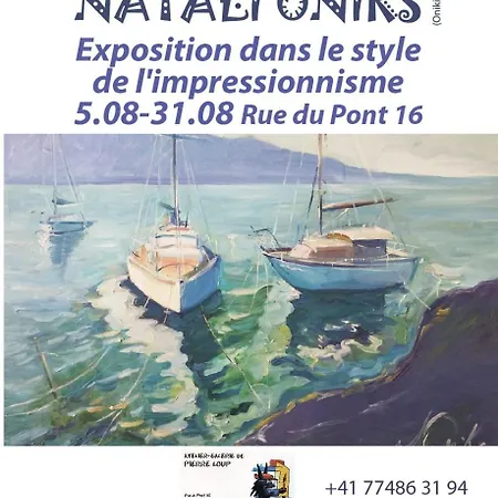 住宿加早餐酒店 With Splendid View In Montreux Center *