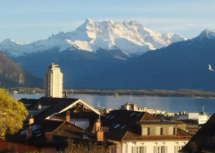 With Splendid View In Montreux Center Bed and Breakfast