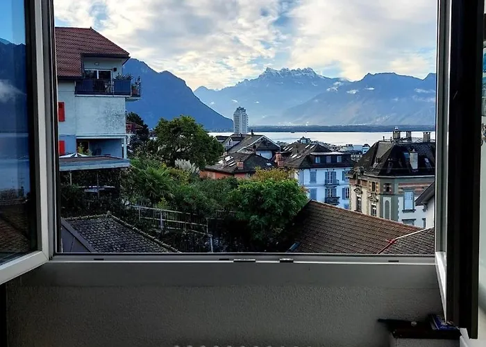 Frühstückspension With Splendid View In Montreux Center *